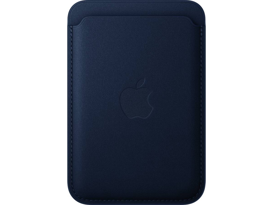 Funda APPLE FineWoven Wallet con MagSafe para iPhone 16 (Deep Blue)