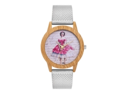 Reloj De Pulsera Analógico De Cuarzo Unisex De Aleación Con Esfera Redonda, Estilo Moderno, Color Plata.