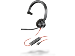 Auriculares con Micrófono POLY 8X215AA (Negro - USB - USB-C)
