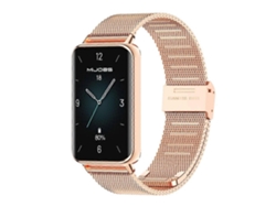 Pulsera de acero inoxidable con hebilla Milan de Mijobs para reloj Honor 10/9