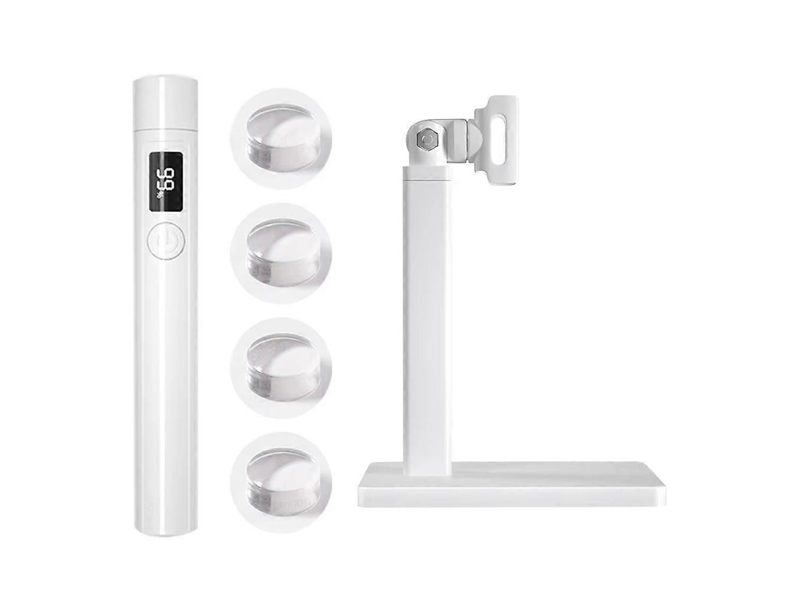 Lámpara de uñas LED UV portátil con 2 modos, secado rápido, mini lámpara de mano con pantalla LED UV y sello de uñas de silicona GOKOCO