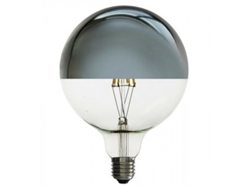 Bombilla Led De Filamento E27 4w G125 Tipo Espejo, Blanco Cálido, Luz Extra, 2700k, 5000h