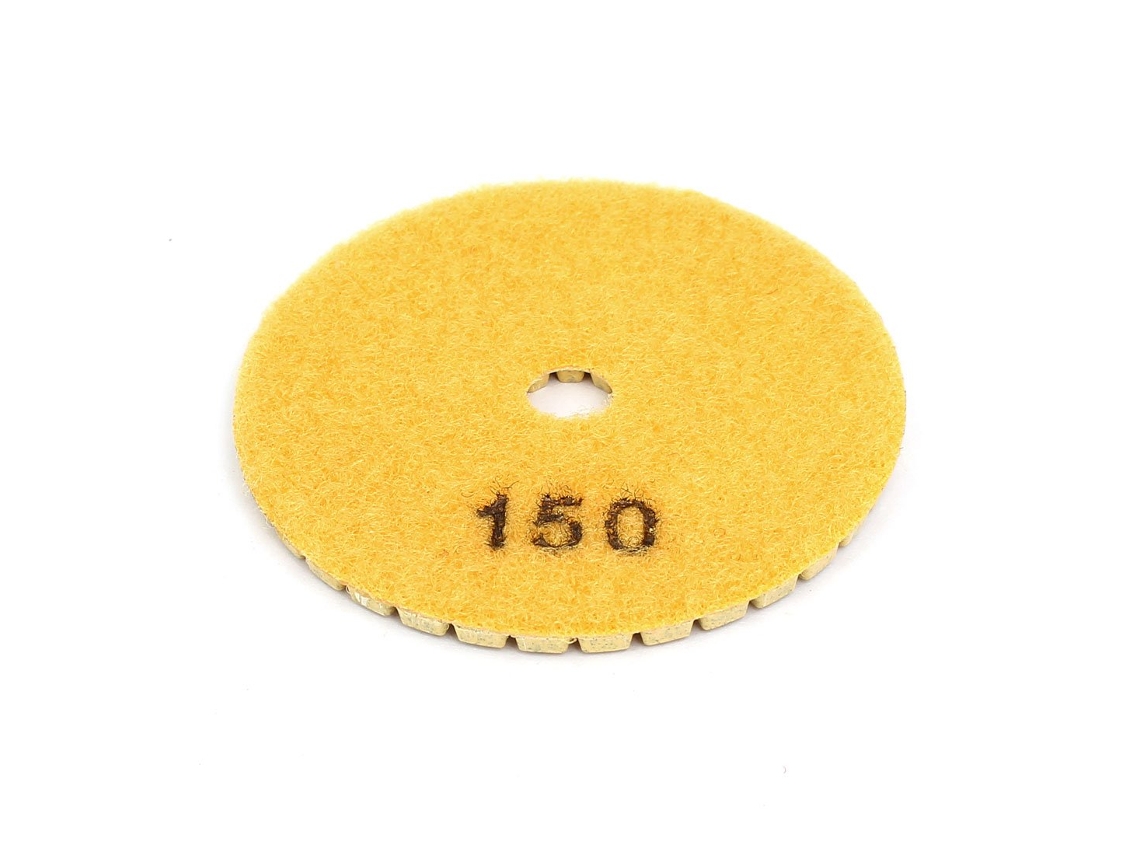 Disco De Pulido Húmedo De Diamante De 3 Pulgadas Y Grano 150 Para Granito.