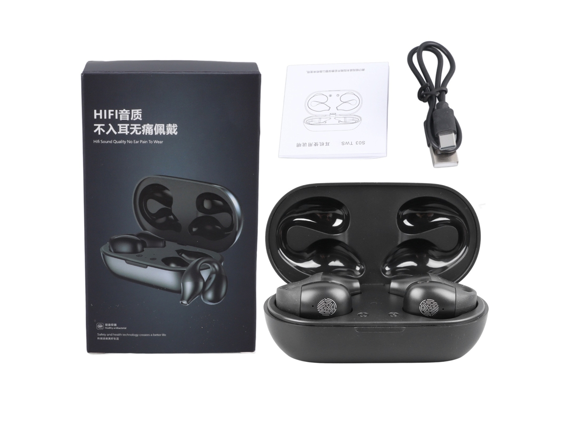 Auriculares Inalámbricos Bluetooth 5.2 S03 Con Clip, Elegantes, Cancelación De Ruido, Sonido