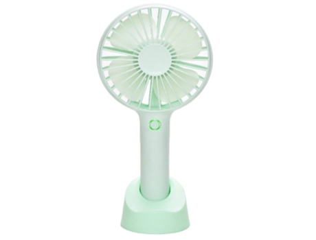 Mini ventilador portátil de mano, ventiladores personales de mano, ventilador de mano con batería recargable por USB, con Base, batería de 2500Mah,...