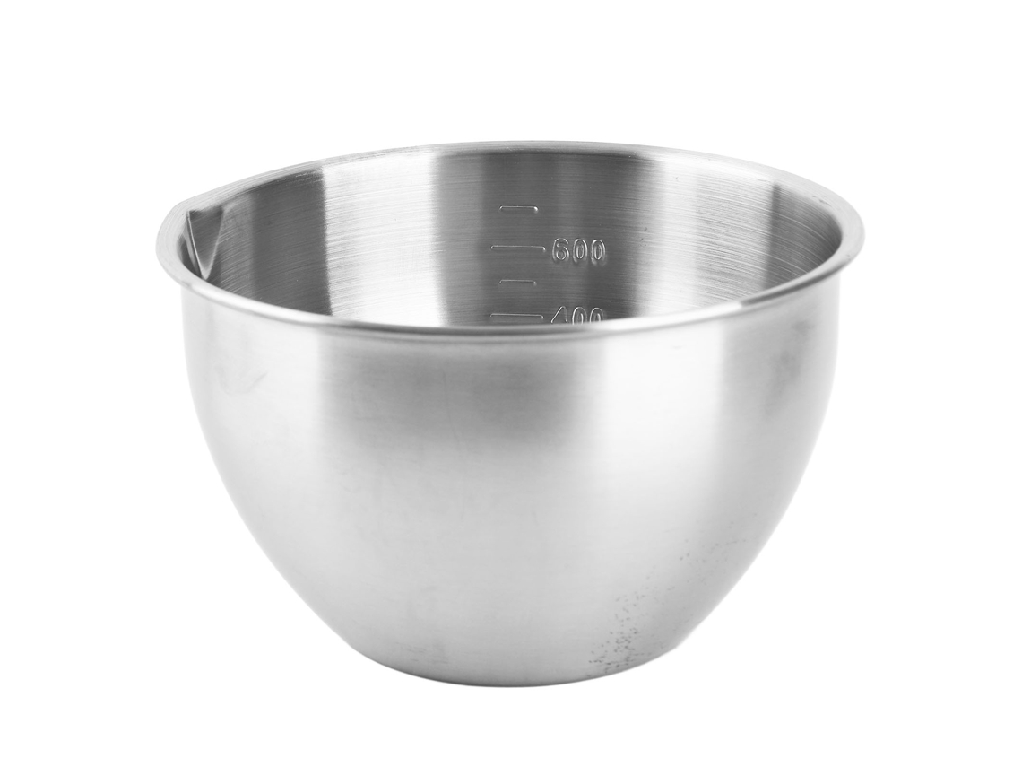 Tazón para mezclar con báscula, tazón de acero inoxidable para servir ensaladas, frutas y pasteles. Apto para refrigerador y lavavajillas. Tipo C. Otros.