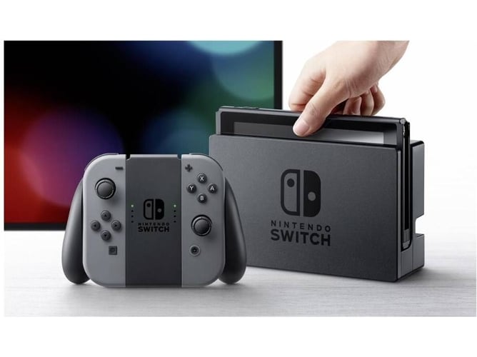 Consola Nintendo Switch V2 (32 GB - Gris)
