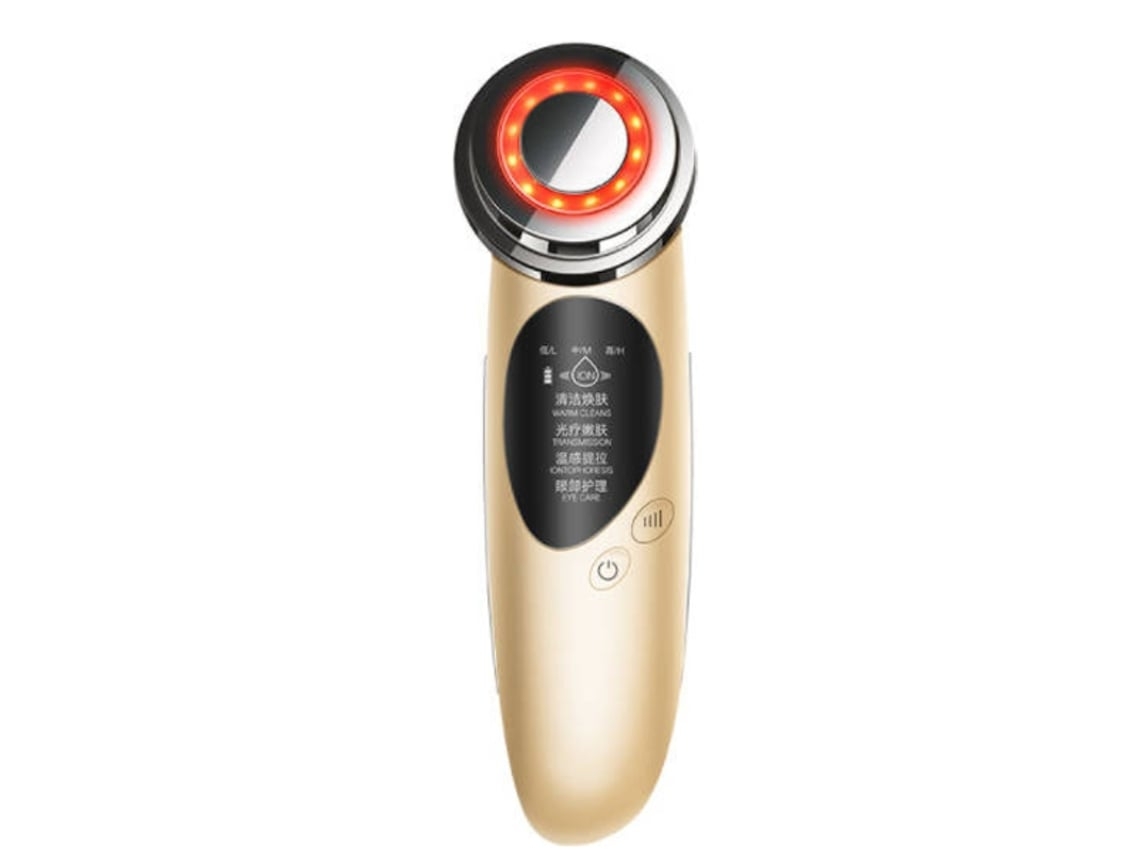 Dispositivo de belleza facial sónico 4 en 1: limpieza profunda, lifting facial, reafirmante y antienvejecimiento - Yunzii Gold