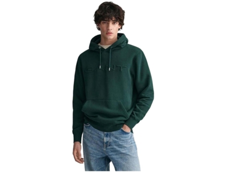 Sudadera de Hombre GANT Capucha Regular Archive Verde (XL)