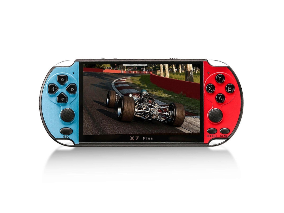 5.1inch X7 Plus Consola De Videojuegos Portátil Jugadores De Juegos Doble Balancín 8 Gb De Memoria Construida En 1000 Juegos Mp5 Controlador De Juego