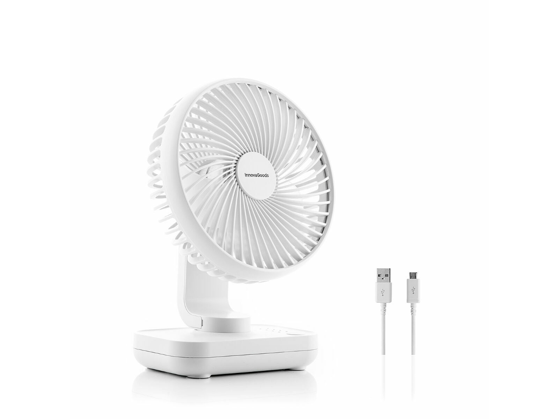 Ventilador de Escritorio Recargable Fanrec INNOVAGOODS Ø5,4'' 3600 mAh / 13,3 W
