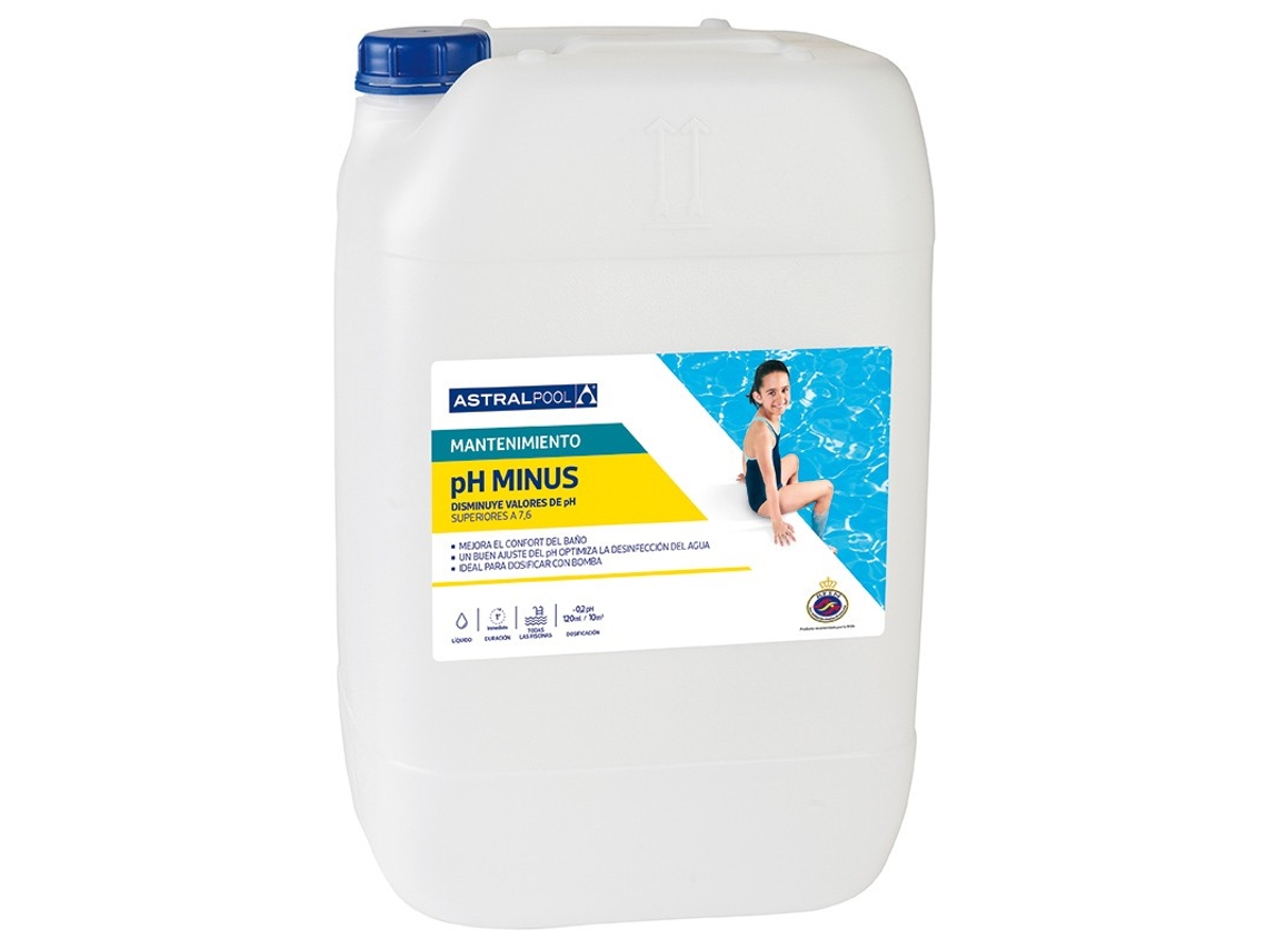 Minorador Ph Minus Líquido ASTRALPOOL 10 L