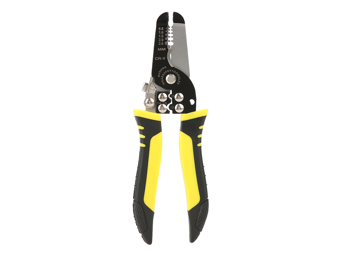 Alicates Multifuncionales De Acero Inoxidable Para Pelar Y Cortar Cables Con Mango Ergonómico.