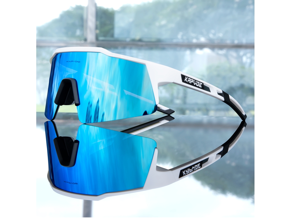 (estilo 3) Gafas De Ciclismo, Lentes De Polímero Negro Con Protección Uv400, Montura Tr-90