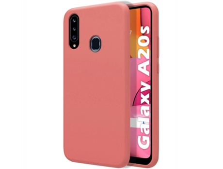 Carcasa Samsung Galaxy A20s TUMUNDOSMARTPHONE Silicona Líquida Rosa