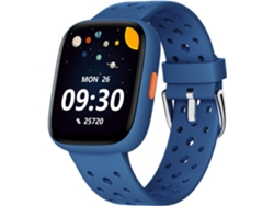 Smartwatch Infantil Azul 1,8 Pul Fitness Podómetro Latidos Sueño Ip68 Juegos Para 5 A 16 Años