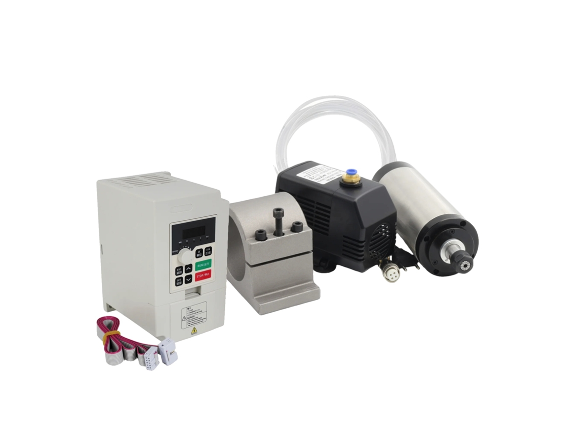 Fresadora CNC, motor de husillo refrigerado por agua de 1,5 kW, inversor incluido, kit completo, 220 V
