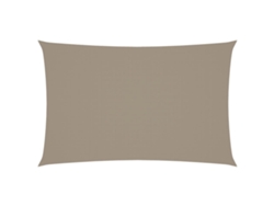 Maison Exclusive - Toldo De Vela Rectangular Tela Oxford Gris Taupe 2,5x5 M