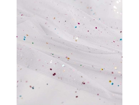 Tela De Tul De Malla Tejida Para Vestir Para Niños Que Cose Decoración De La Casa Colorida Y Coloreada (Tj0556--4-25X135Cm 0.25 Metros)