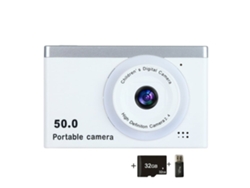 Cámara Digital Compacta De La Cámara 4k Hd Pantalla De 24 Pulgadas Con Blanco De Luz 32g De Suficiencia Zruxe