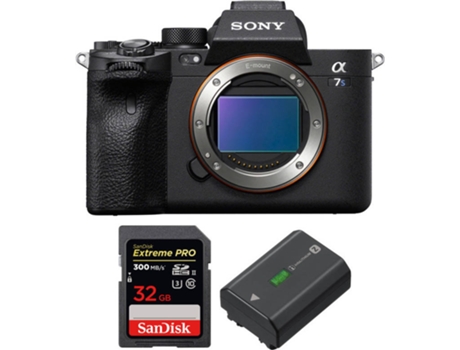 Kit Cámara Acessórios SONY Alpha a7S III + SanDisk 32 GB + Batería (12.1 MP - Sensor: Exmor R - ISO: 80 a 102400)