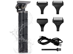 Cortapelos eléctrico para hombre modelo 2026 con luz indicadora LED (negro)