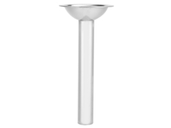 Tubo De Acero Inoxidable De 24 Mm Para Embutir Salchichas, Accesorio Para Picadora De Carne Manual.