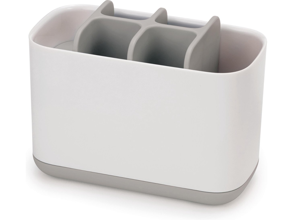 Organizador Grande Para Cepillos De Dientes Grises