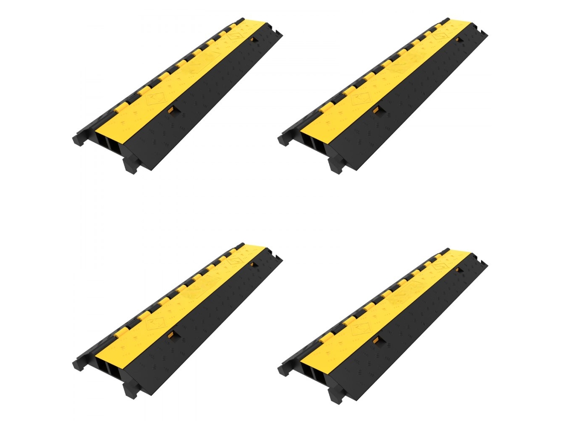 Rampa de protección para cables de 2 canales Tekmaquinas, 66.000 lb