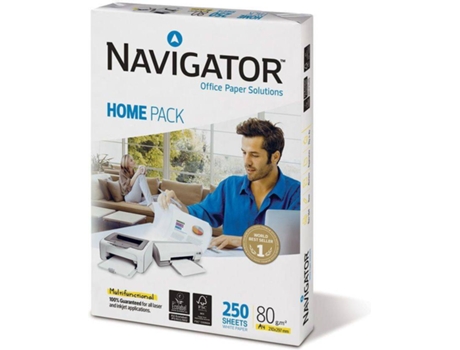 Papel de Impresión NAVIGATOR Home Pack para impresoras láser y de inyección de tinta, blanco (A4 - 80 g/m²)