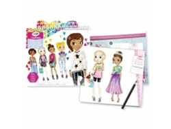 Álbum Diseño de Moda CRAYOLA I Love Fashion Pegatinas (8 Años - 27 x 1,5 x 28 Cm)
