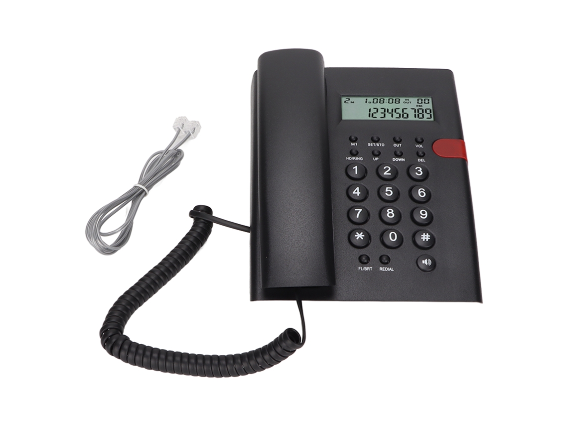 Teléfono Fijo Con Identificador De Llamadas Y Manos Libres Para El Hogar, La Oficina Y El Hotel K010a-1