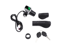 2026-mango Twist Grip Throttle 36v Con Display Lcd Bloqueo Con Llave Indicador De Potencia Para Scooter Eléctrico Manillar 22.5mm