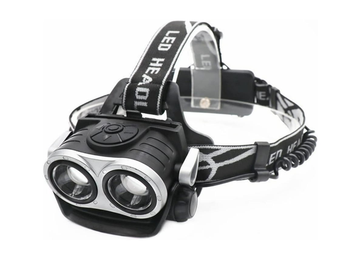 Linterna Faro 1000 Lúmenes 2.4 Oz Recargable Negro