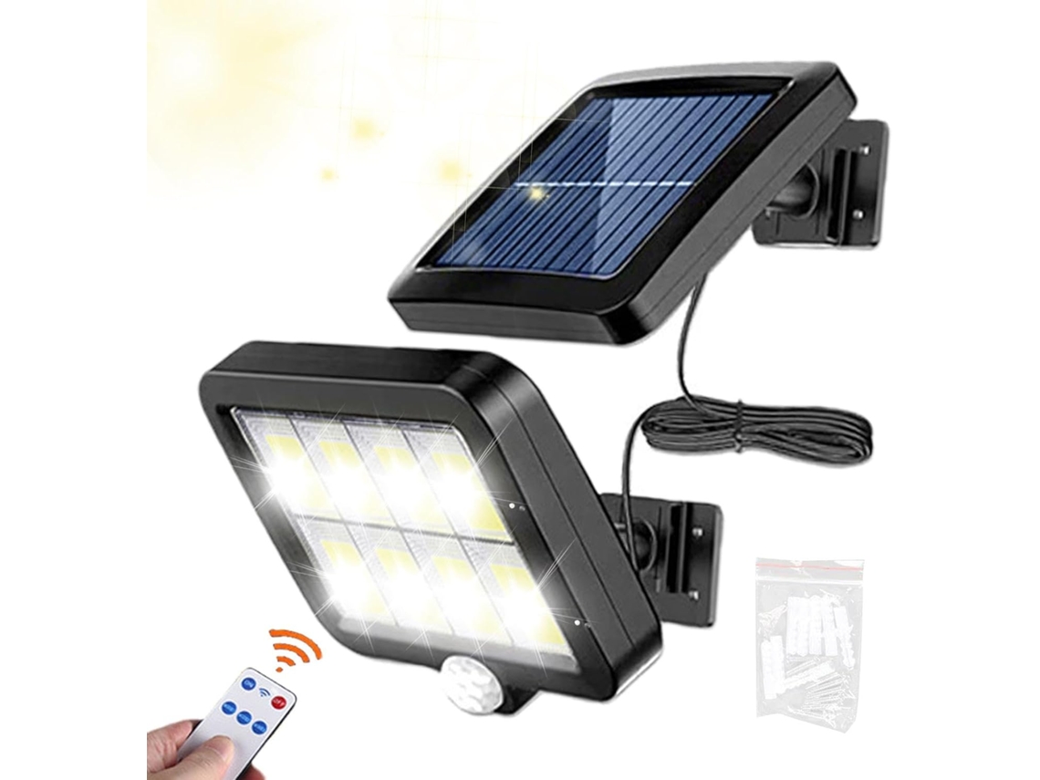 Farola Led Solar, Luces De Estacionamiento Solares - Farola Led Impermeable De 300 Lm - Lámparas Sol