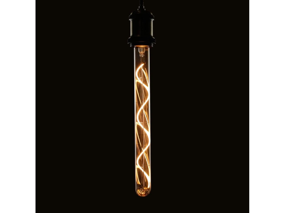 Bombilla LED E27, estilo vintage tubular, 300 mm, dorada, para café en casa, ZMH