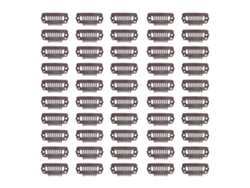 50 Clips De Peluca Snap Comb Para Extensiones De Cabello, Marrón Oscuro, 8 Dientes, 2.8x1.4cm, Material Duradero