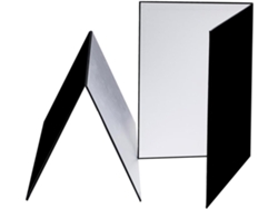 Reflector De Cartón Plegable Para Fotografía, Reflectante Blanco Plateado