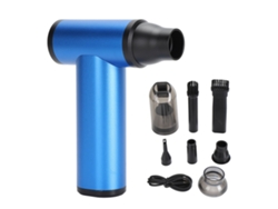 Ventilador turbo inalámbrico Duster de 110000 rpm, recargable por USB y portátil.