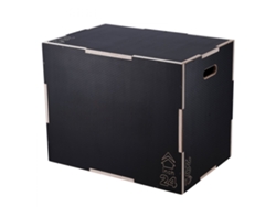 Caja pliométrica de madera antideslizante 3 en 1 de Tekmaquinas