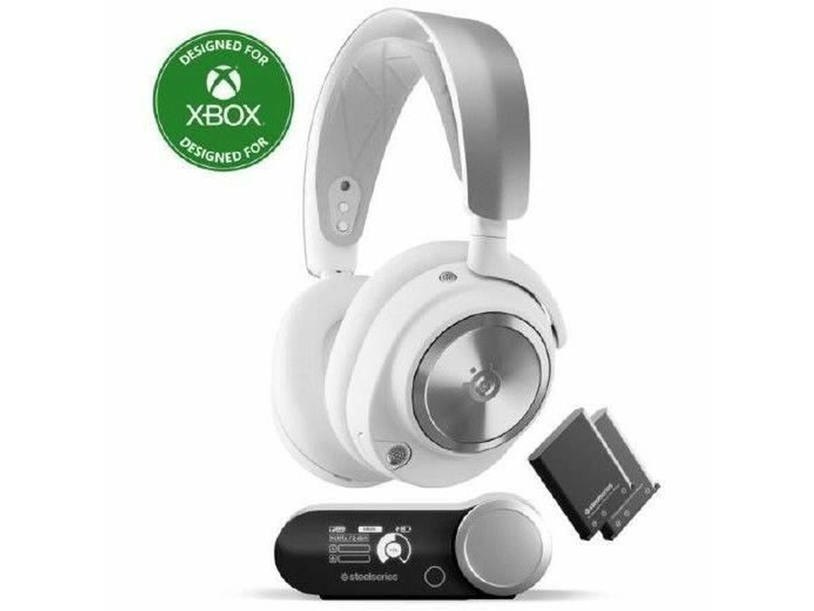 Auriculares STEELSERIES Arctis Nova Pro (Blanco - USB - USB-C - Bluetooth - Inalámbrico)
