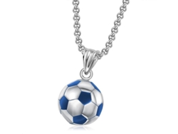 Collares Deportivos De Acero Inoxidable Con Colgante De Fútbol Para Hombres Personalizados Hwl Cobre
