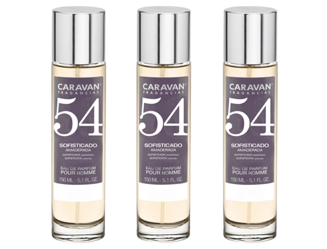 3x CARAVAN Perfume de Hombre Nº54 - 150ml