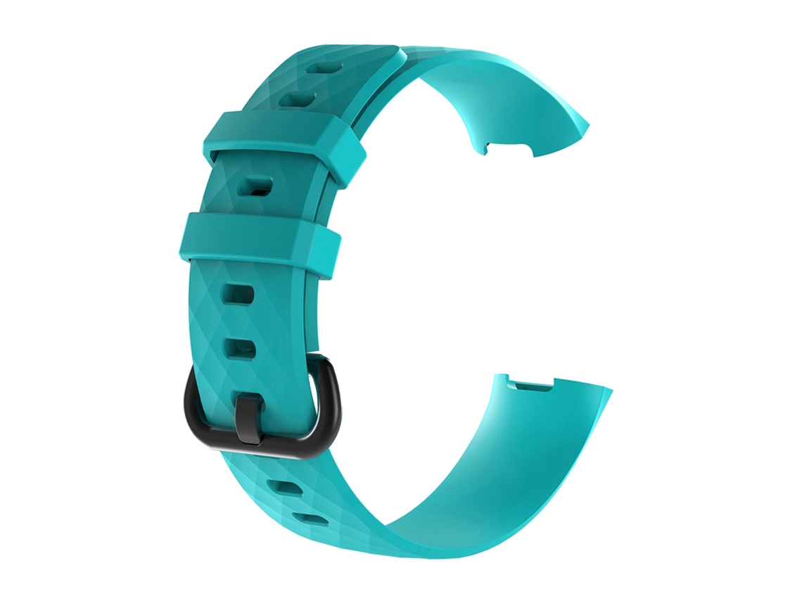 Correa de reloj de alta gama con diseño de patito azul (unicolor, compatible con Fitbie Charge 3)
