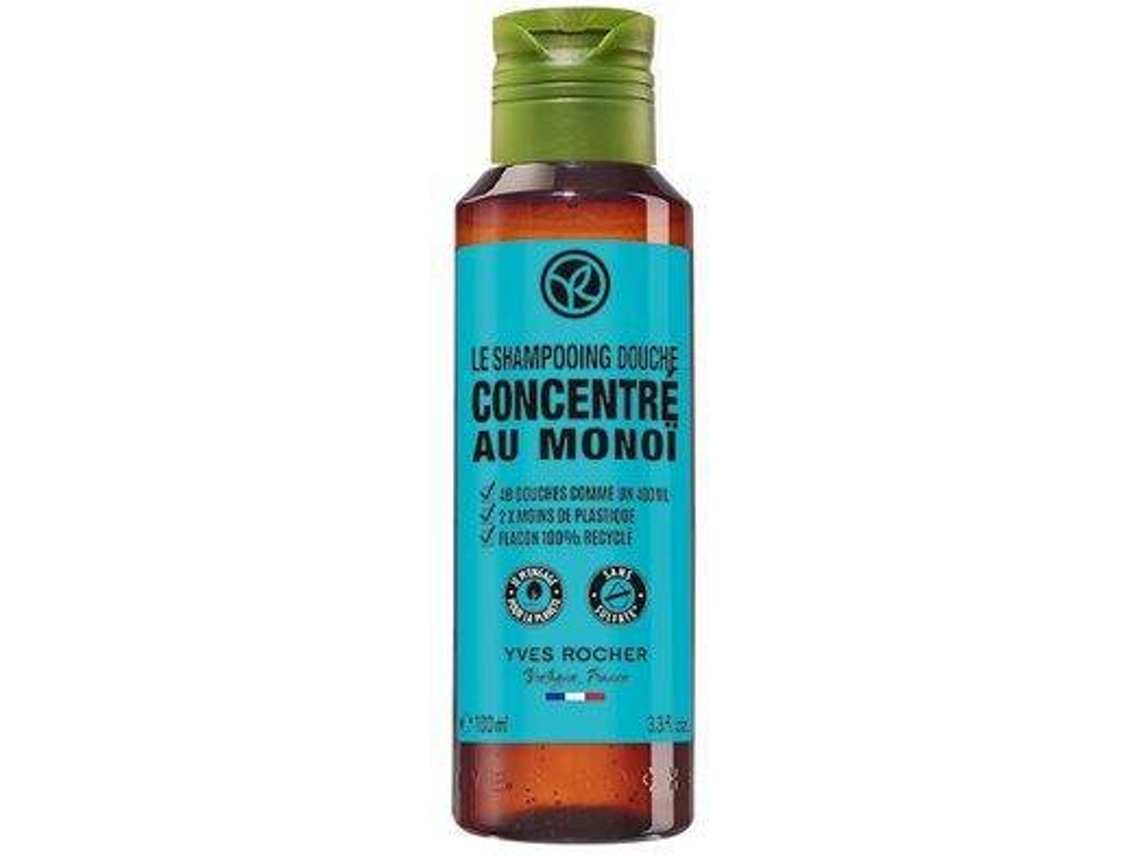 Champú Líquido YVES ROCHER FRANCE 2 em 1 Concentrado Monoï (100 ml)