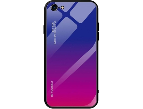 Protector de Pantalla iPhone 7, 8, Se 2020 LMOBILE Rosa, Morado