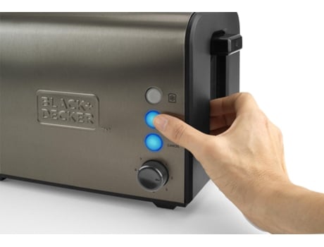 Black & Decker Bxto1500E Mini-Horno 2 Rebanadas 1500 W Negro Inox