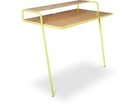 Mesa Reclinable Estilo Escandinavo De Metal Y Madera ICONIK INTERIOR 57x107x87cm
