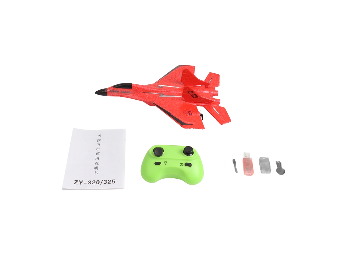 Avión Teledirigido De 2,4 Ghz Con Luces, Espuma Epp, Modelo De Planeador De Combate Recargable.