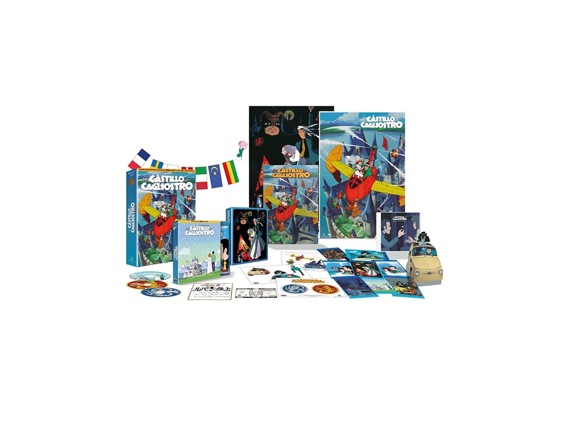 Rupan Sansei: Kariosutoro no Shiro 4K +Bd + Dvd + Cd / El Castillo de Cagliostro